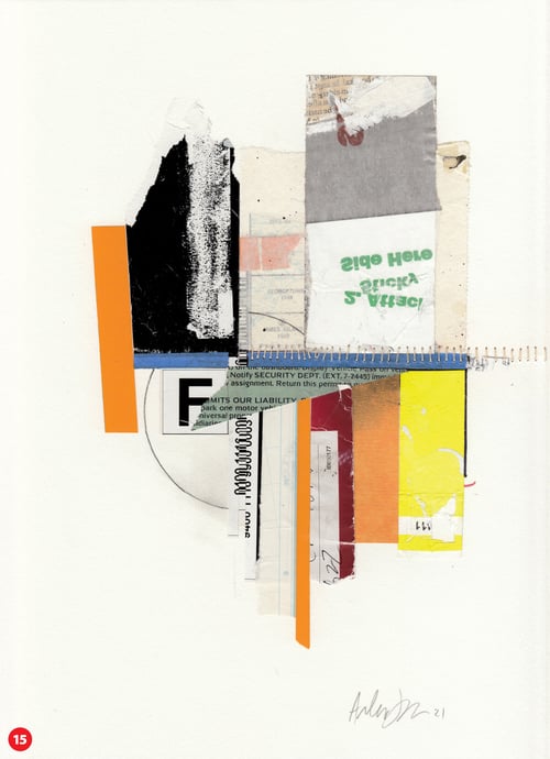 Image of REMNANTS Paper Collage Series (11-15)