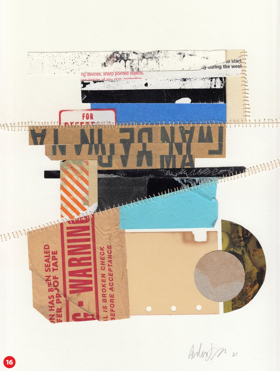 Image of REMNANTS Paper Collage Series (16-20)