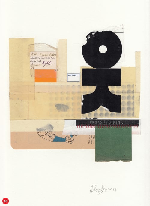 Image of REMNANTS Paper Collage Series (16-20)
