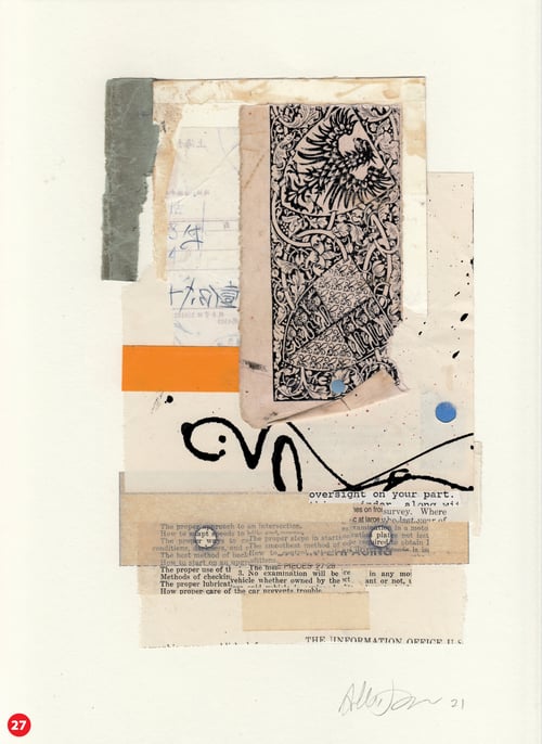 Image of REMNANTS Paper Collage Series (26-30)
