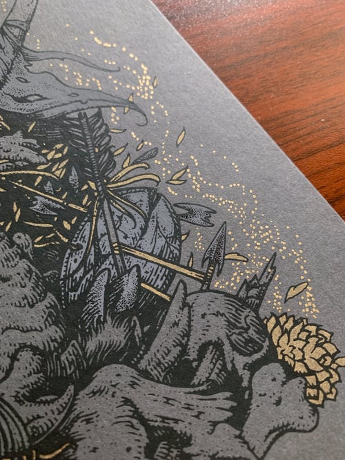 Image of Revolver x Metallica - Hand Embellished AP (1/2)