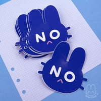 Image 2 of No Bunny Sticker