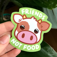 Image 2 of Friends Not Food Sticker