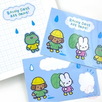 Image 1 of Rainy Day Sticker Sheet