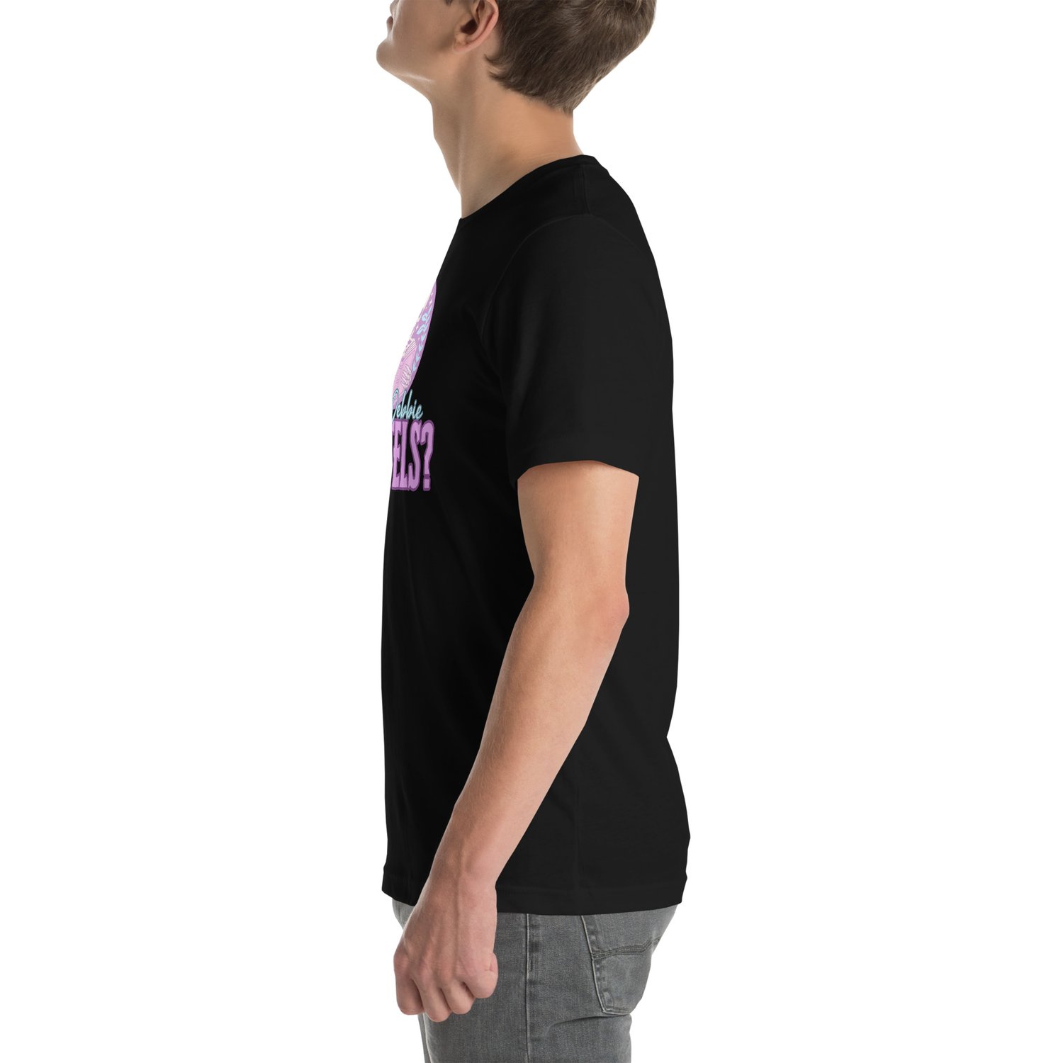 Image of Pastels skeleton reading Unisex t-shirt