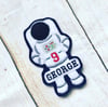 Astronaut Personalised Birthday Badge