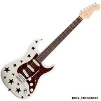 Image 2 of Stickers stars vinyl stylish for all types of guitars set 28 decal to decorate
