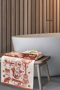 Image 2 of Pet Sounds Towel - Harvest Orange