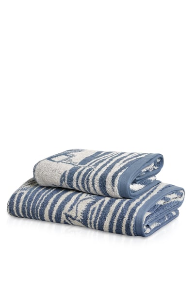 Image of Whitby Towel - Washed Denim