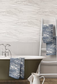 Image 2 of Whitby Towel - Washed Denim