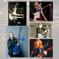 Image 2 of Aerosmith stickers vinyl autographs Steven Tyler, Joe Perry, Tom Hamilton, Brad Whitford, Joey Krame