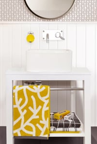 Image 2 of A Forest Towel - Mustard