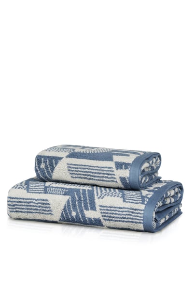 Image of Bauhaus Towel - Washed Denim