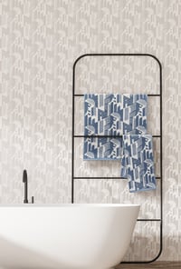 Image 2 of Bauhaus Towel - Washed Denim