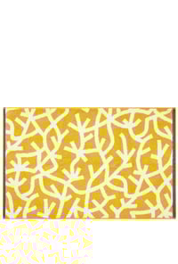 A Forest Bath Mat - Mustard