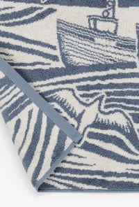 Image 4 of Whitby Towel - Washed Denim