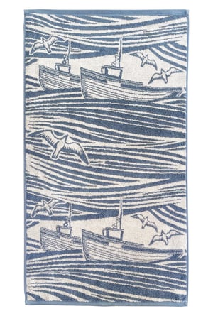 Image of Whitby Towel - Washed Denim