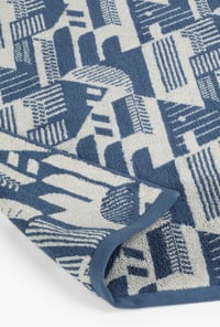 Image 4 of Bauhaus Towel - Washed Denim