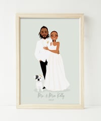 Image 5 of Bride and groom portrait