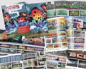 Vizion Magazine #4 - 2019 / Street art & graffiti of Belgium