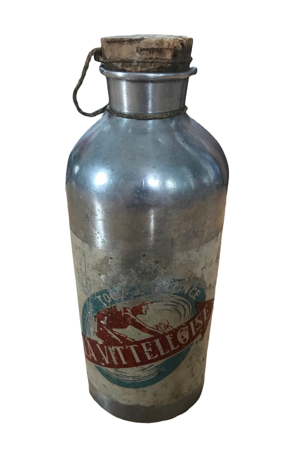 Vintage 1950-53 ðŸ‡«ðŸ‡· Tour de France / La Vitelloise water bottle