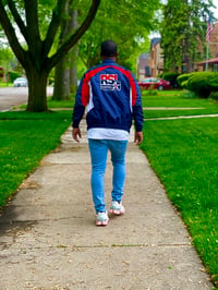 Image 4 of RSL. Basketball Vintage Dream Team Windbreaker Jacket 