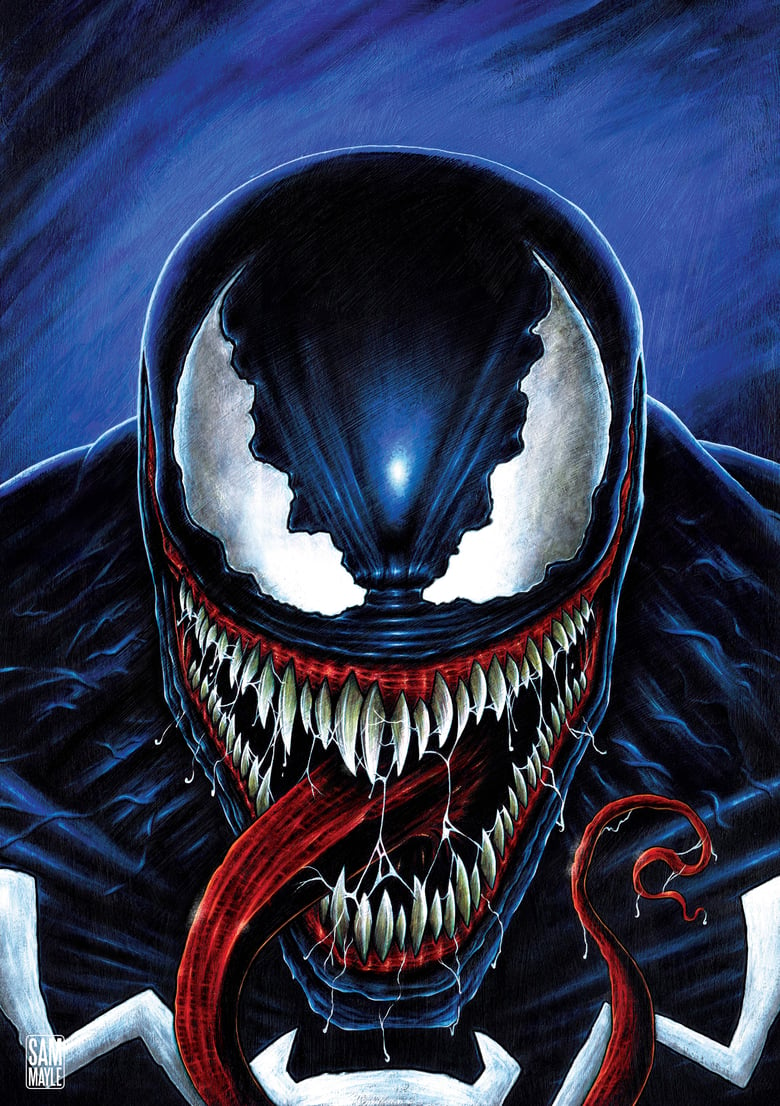 Image of Venom (Acrylic Painting Print)