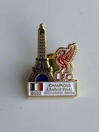 Champions League 2022 Eiffel Tower Pin Badge