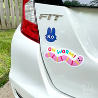 Image 2 of Oh Worm JUMBO Sticker