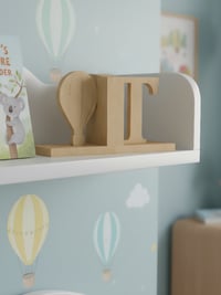 Initial and Hot Air Balloon Bookends