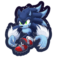 Image 3 of Sonic the Werehog 1.5'' Pinback Button