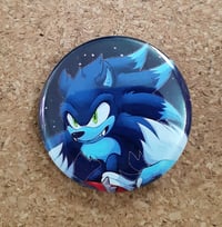 Image 1 of Sonic the Werehog 1.5'' Pinback Button
