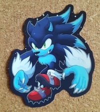 Image 1 of Sonic the Werehog 3'' Sticker