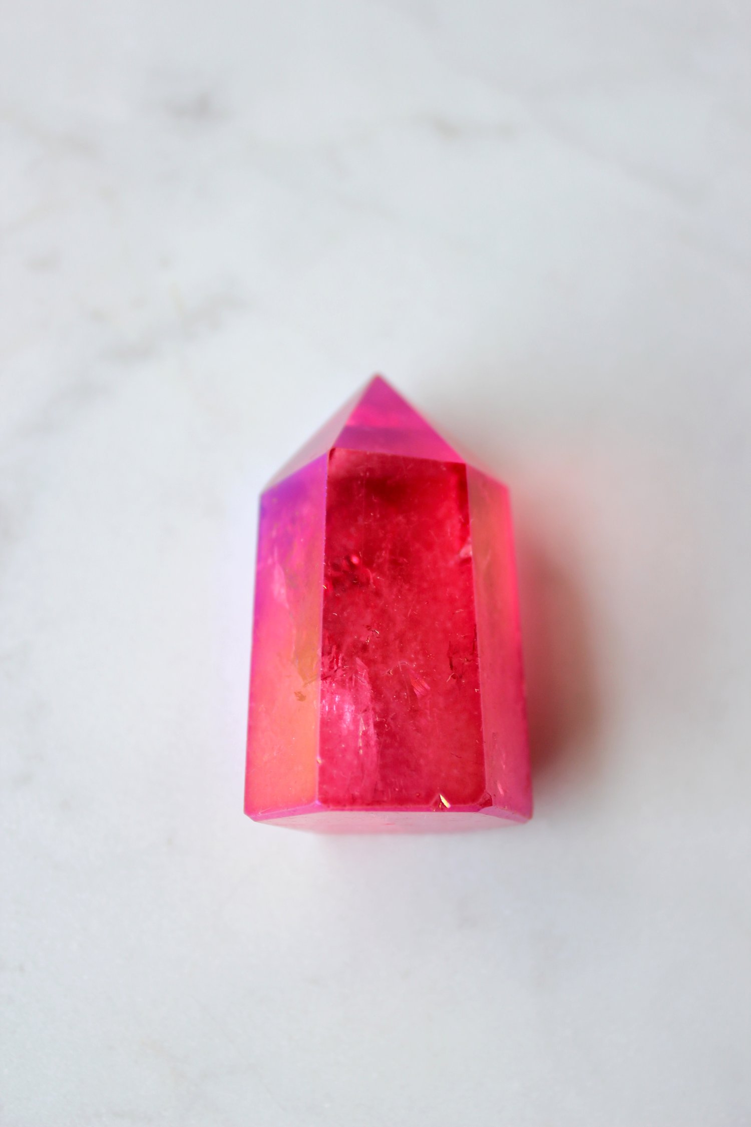 Image of Ruby Aura Quartz Crystal