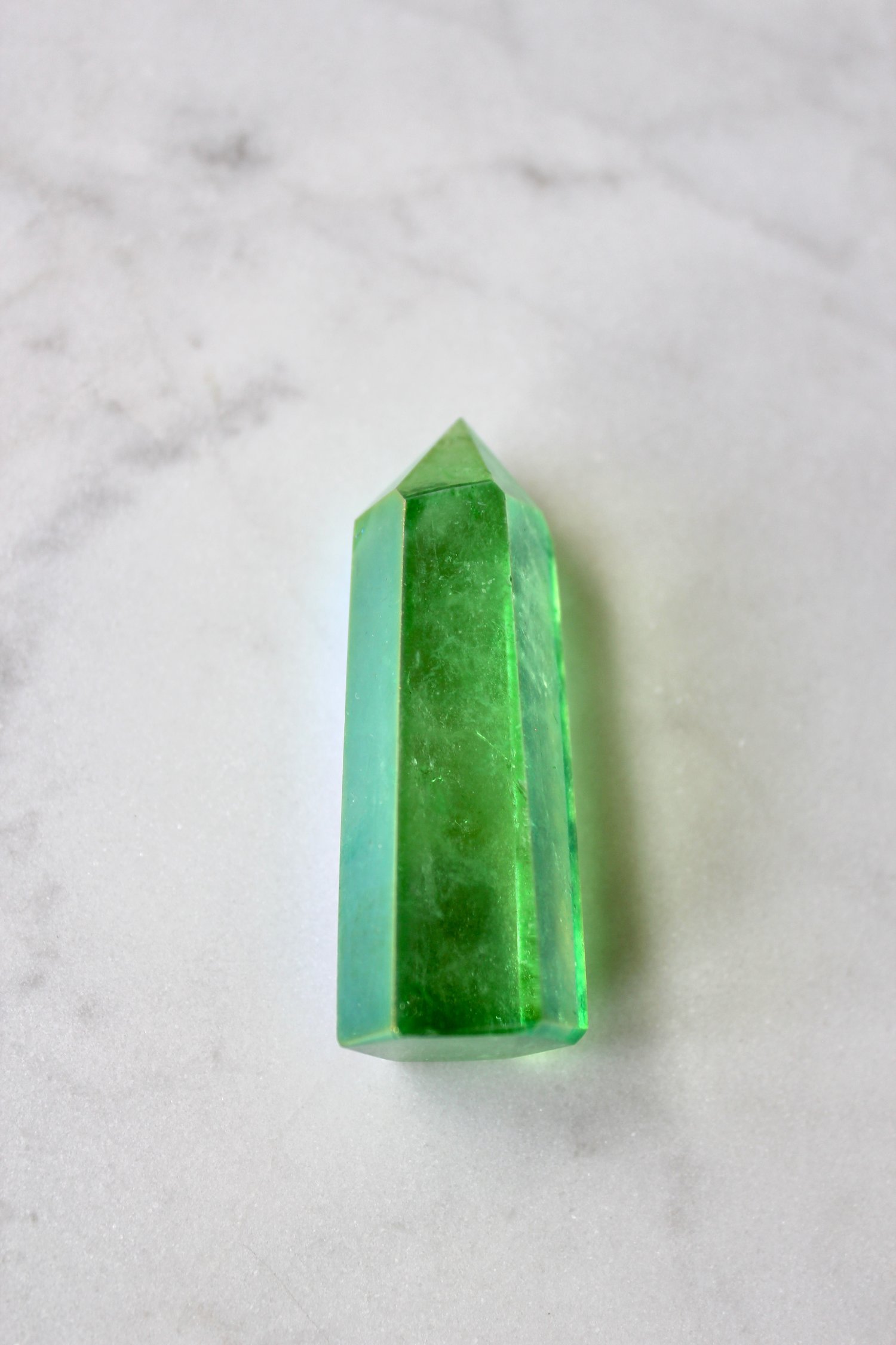 Image of Emerald Aura Quartz Crystal