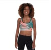 BOSSFITTED Flower Print Padded Sports Bra