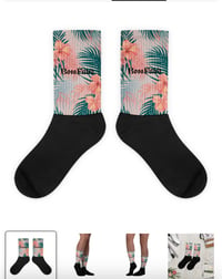 Image 2 of BOSSFITTED Flower Print Socks