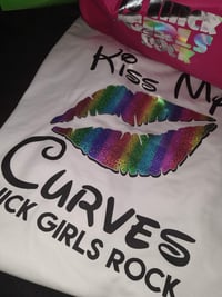 Image 1 of KlSS THE RAINBOW TSHIRT