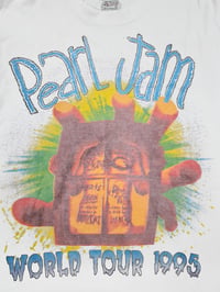 Image 4 of Pearl Jam 1995 'World Tour' White T-Shirt