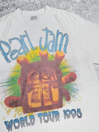 Image 5 of Pearl Jam 1995 'World Tour' White T-Shirt