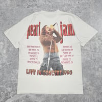 Image 2 of Pearl Jam 1995 'World Tour' White T-Shirt