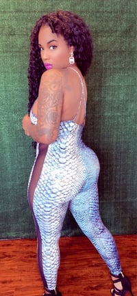 Image 2 of Snakebite jumpsuit (blue)