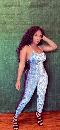 Image 1 of Snakebite jumpsuit (blue)