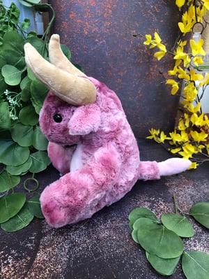 Image of Magenta Cow Plush