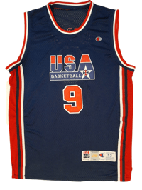 Image 1 of AUTHENTIC USA MICHAEL JORDAN JERSEY