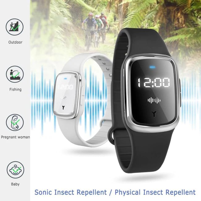 Image of Ultrasonic Anti-Mosquito Bracelet (3 Block Modes) 