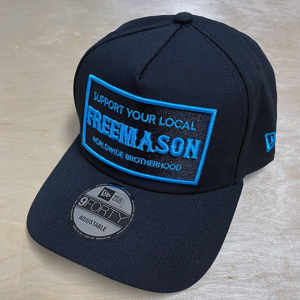 Image of Support your Local Freemason Black Snap 9Forty