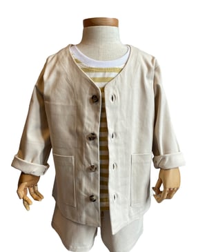 Image of Active Chore Jacket - Oat  (WAS £30)
