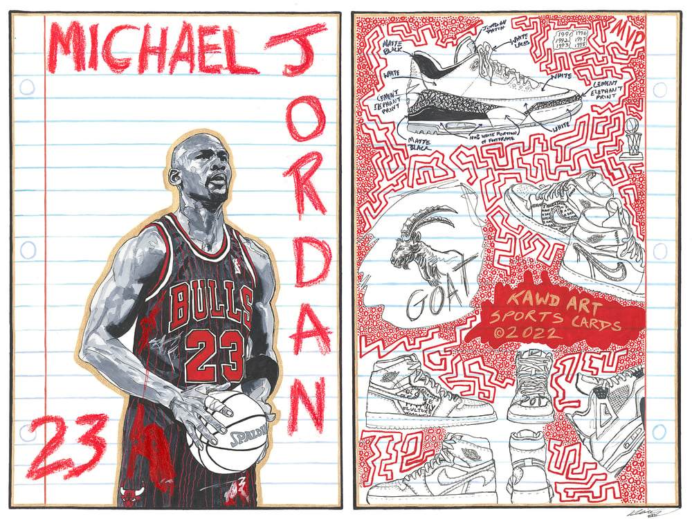 Image of MJ KAWD ART Unsigned Sports Cards 2022