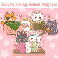 Image 1 of Sakura Magnets